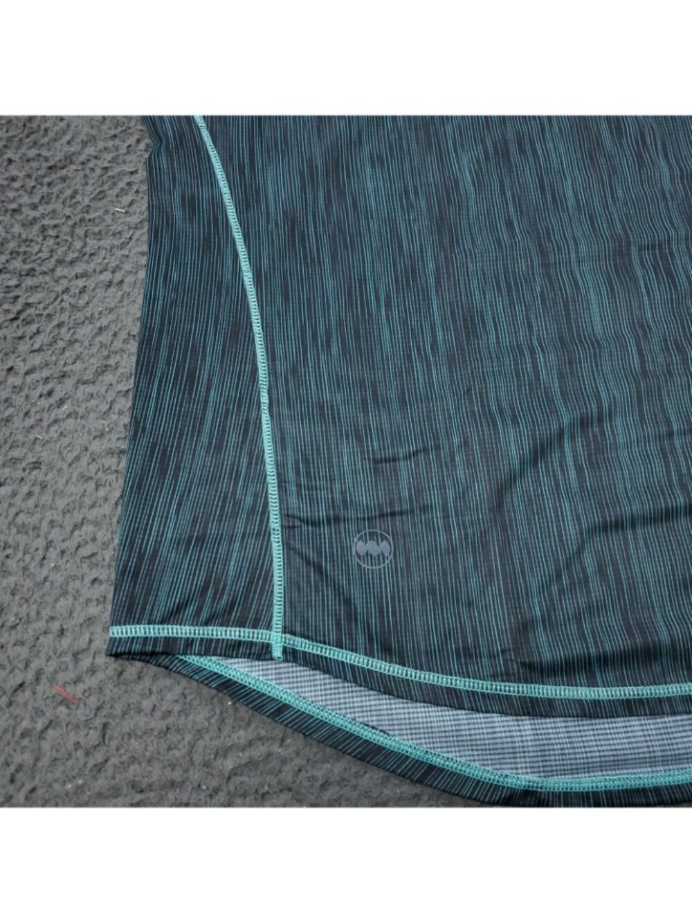 Janji Helio Tech Tank Top Sea Striped Blue Green Womens XL - Picture 5 of 8